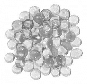 GEMAS DE VIDRIO BLANCAS